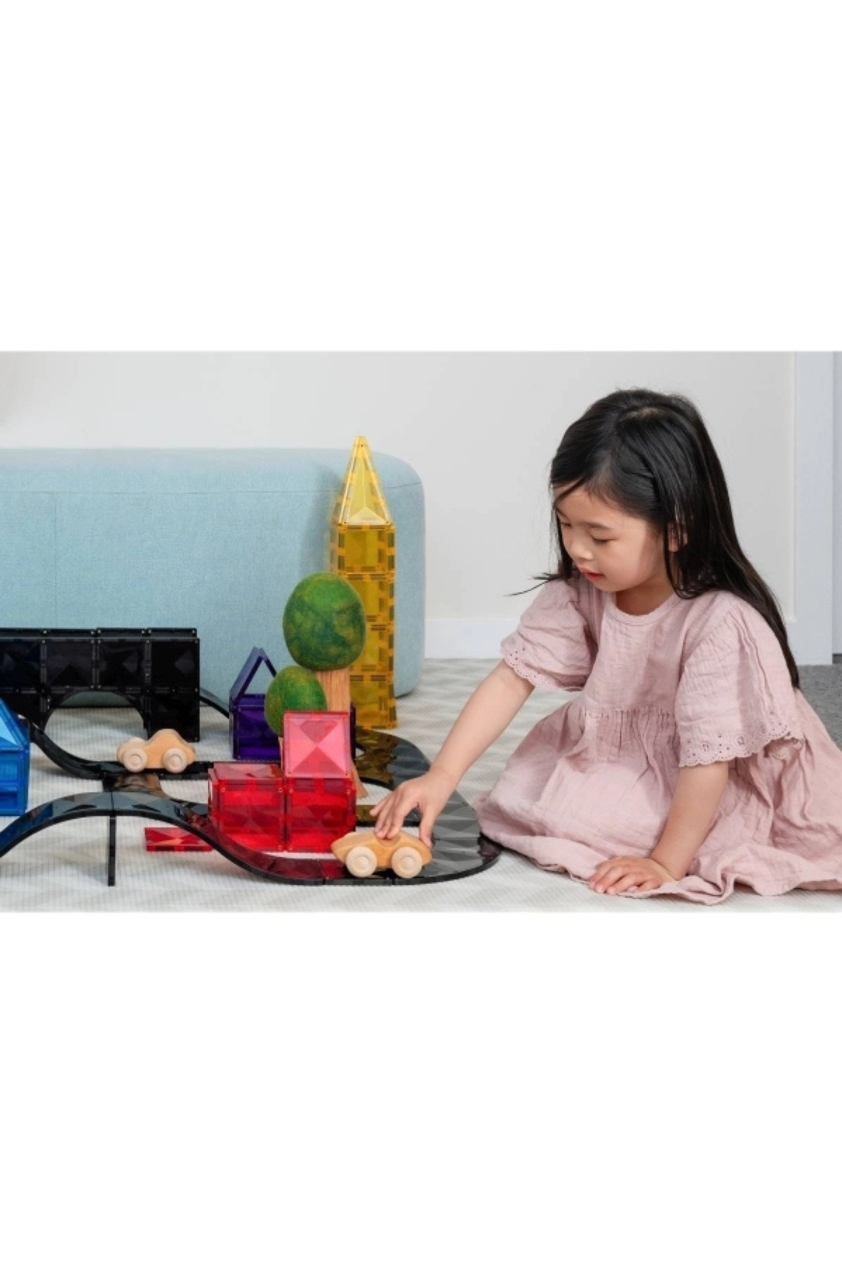 Magnetbausteine "Roads" - 48 Teile