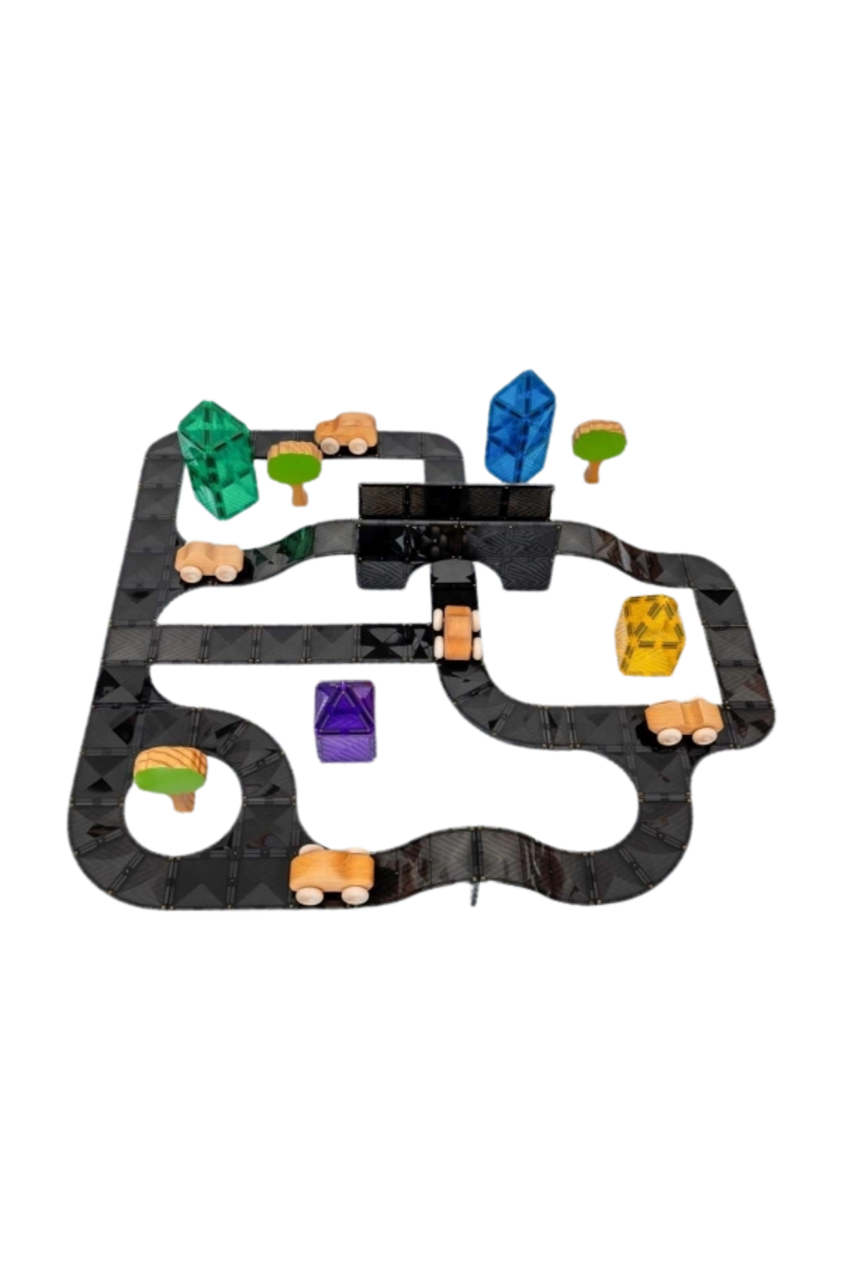 Magnetbausteine "Roads" - 48 Teile