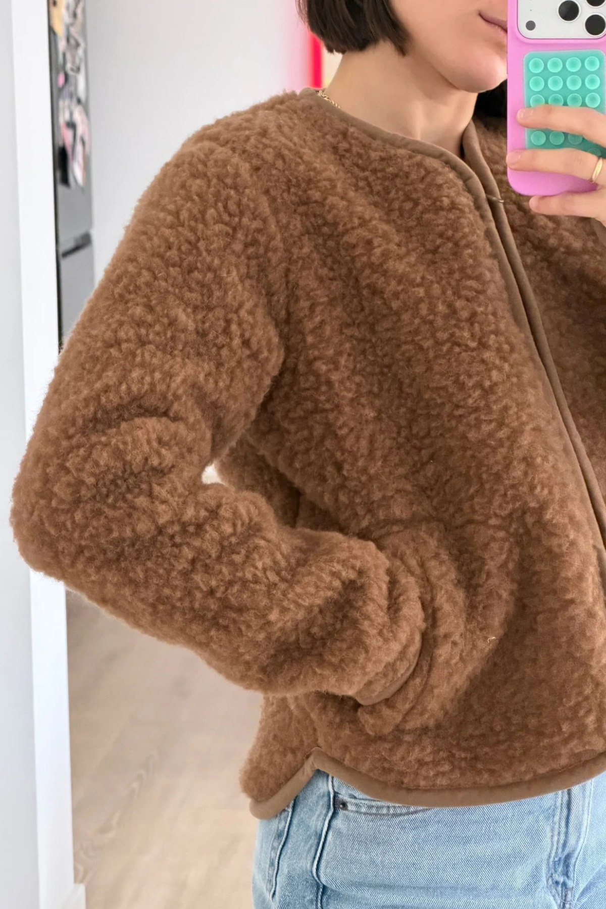 Wolljacke "Romi" für Erwachsene | Braun