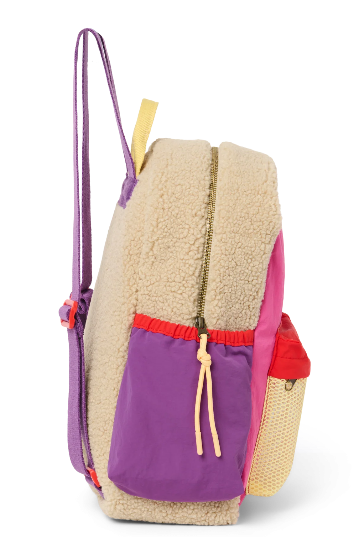 Kinderrucksack "Patchwork Midi" | Bright Pink