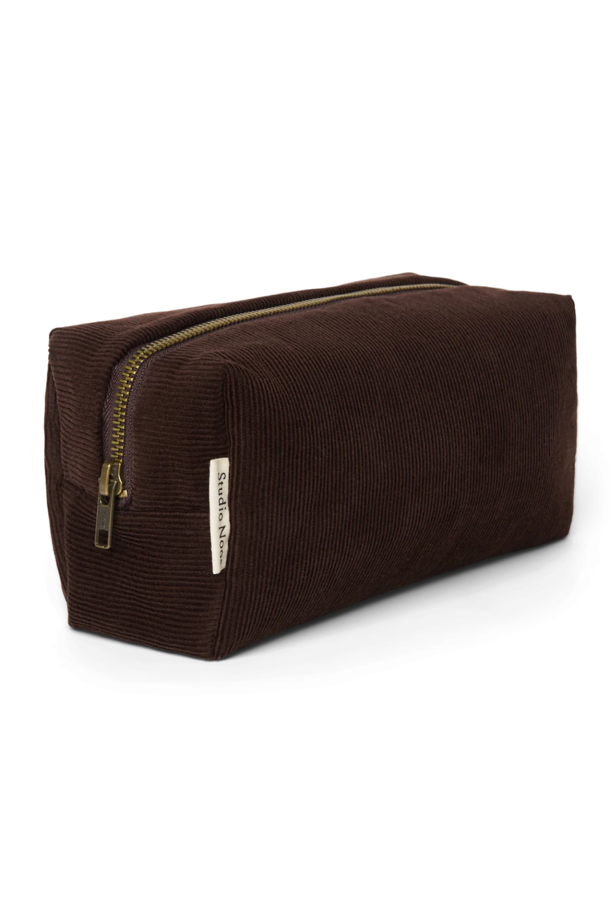 Kulturtasche "Rib Puffy Pouch" | Dark Brown