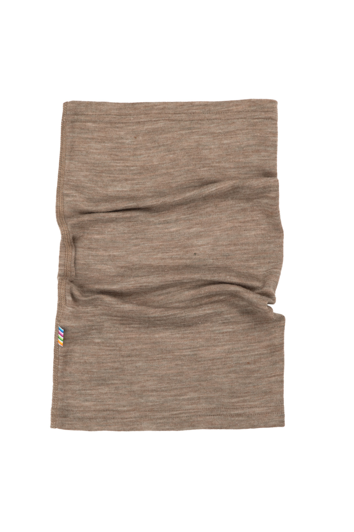 Loopschal aus Merinowolle/Seide | Hellbraun