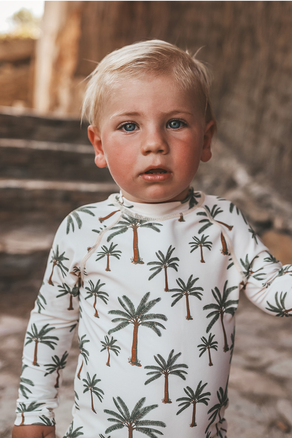 Longsleeve Schwimmanzug "Crown Tree" | Shortbread