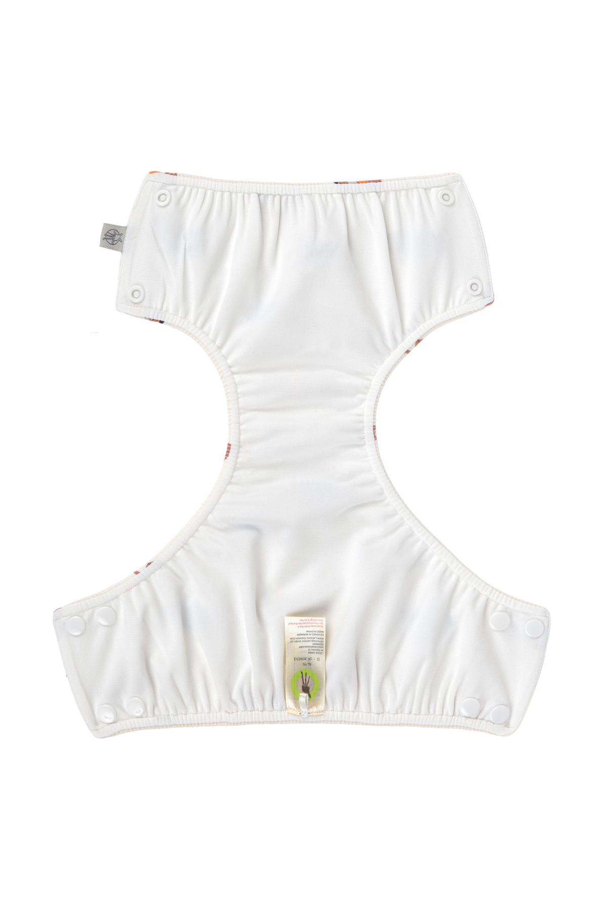 Schwimmwindel "Beach Dog" mit UV-Schutz | Orange/Dark Sea