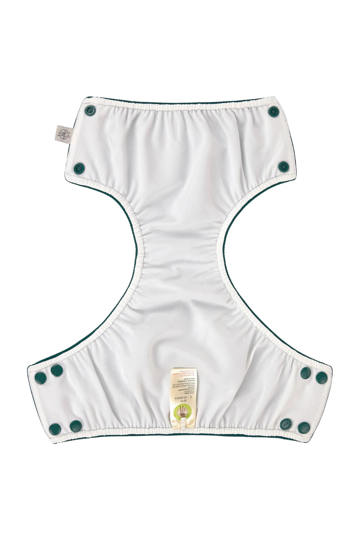 Schwimmwindel mit UV Schutz und Druckknopf | Dunkelgrün