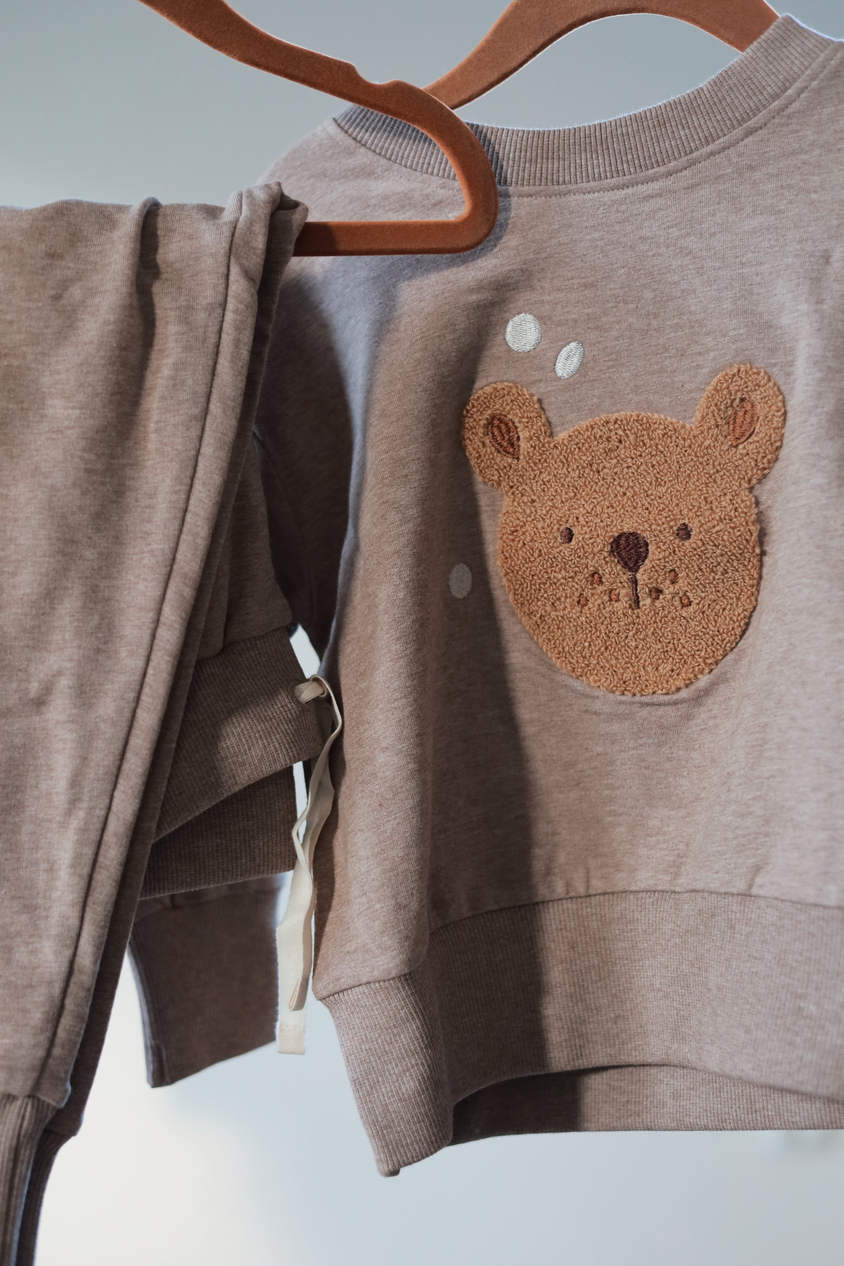 Sweatset "Cholet" | Brown Natural Melange