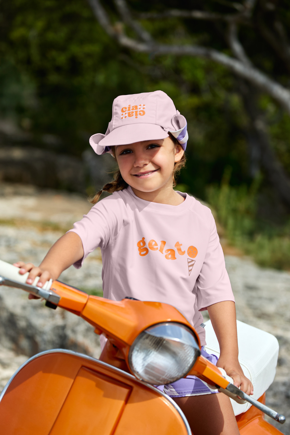 UV Short Sleeve Rashguard | Pale Pink