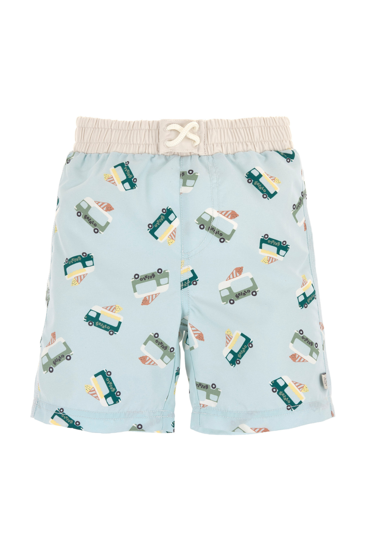 Badeshorts "Ice Cream Truck illusion" mit integrierter Schwimmwindel | mit UV Schutz