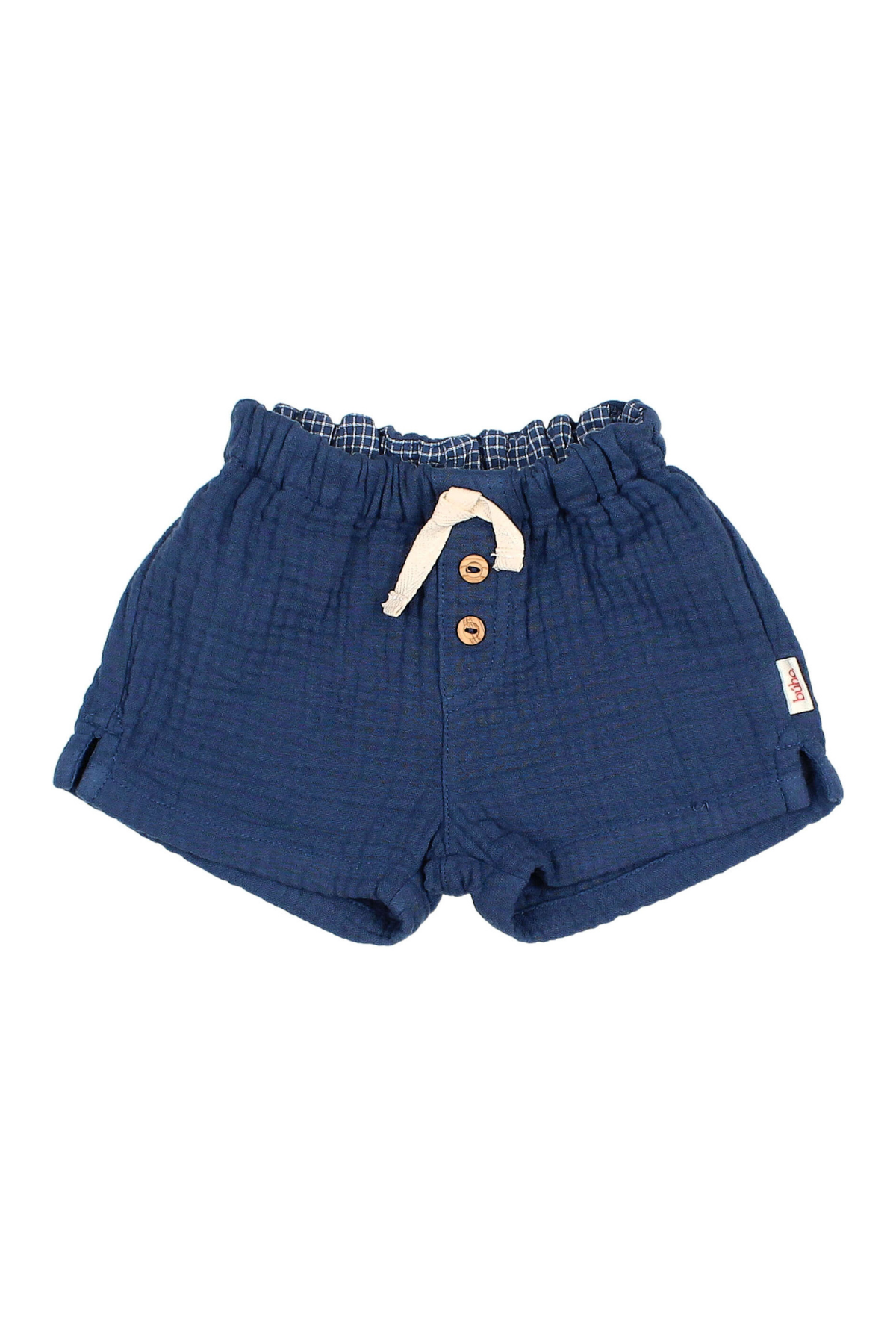 Shorts aus Baumwoll-Musselin | Navy