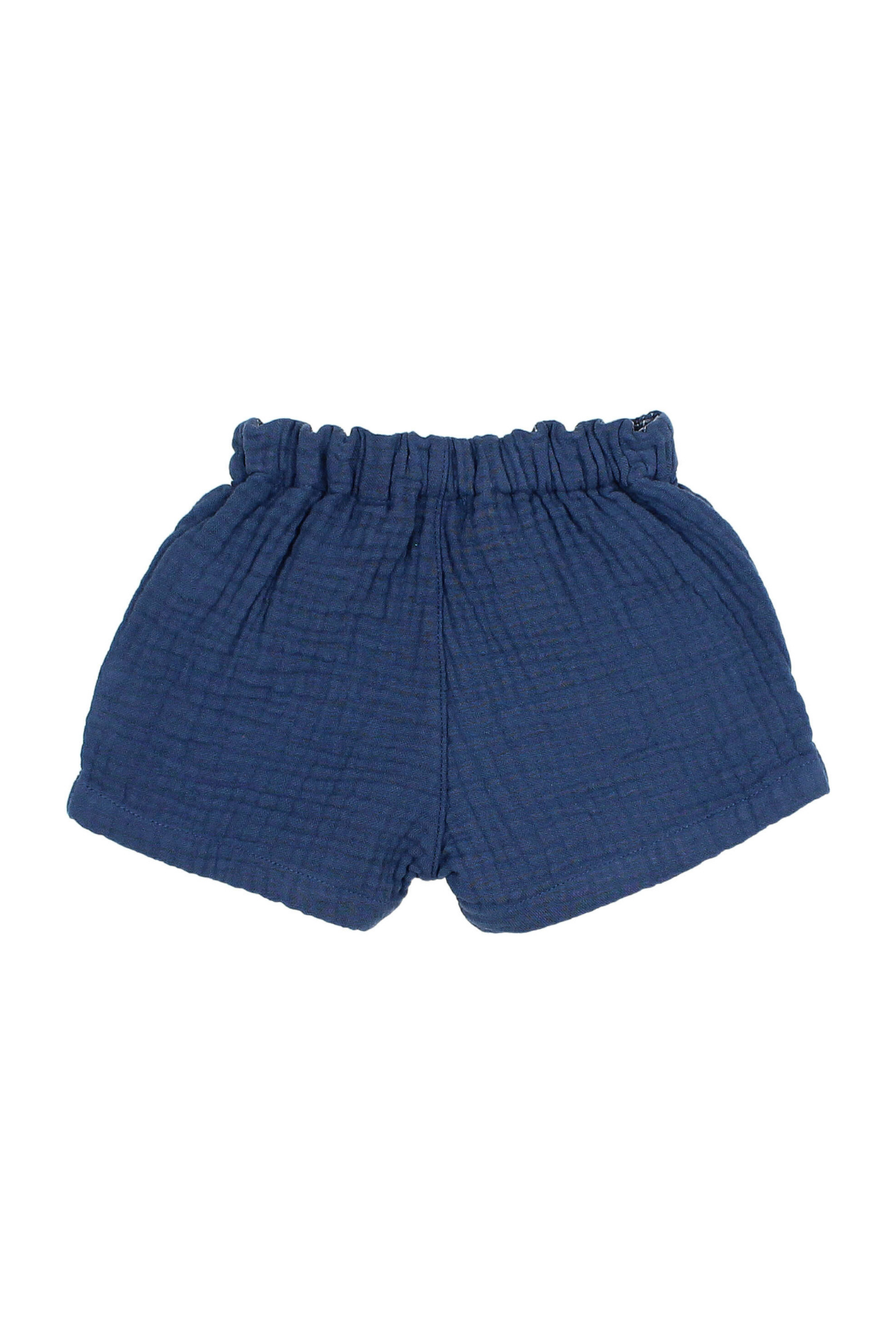 Shorts aus Baumwoll-Musselin | Navy