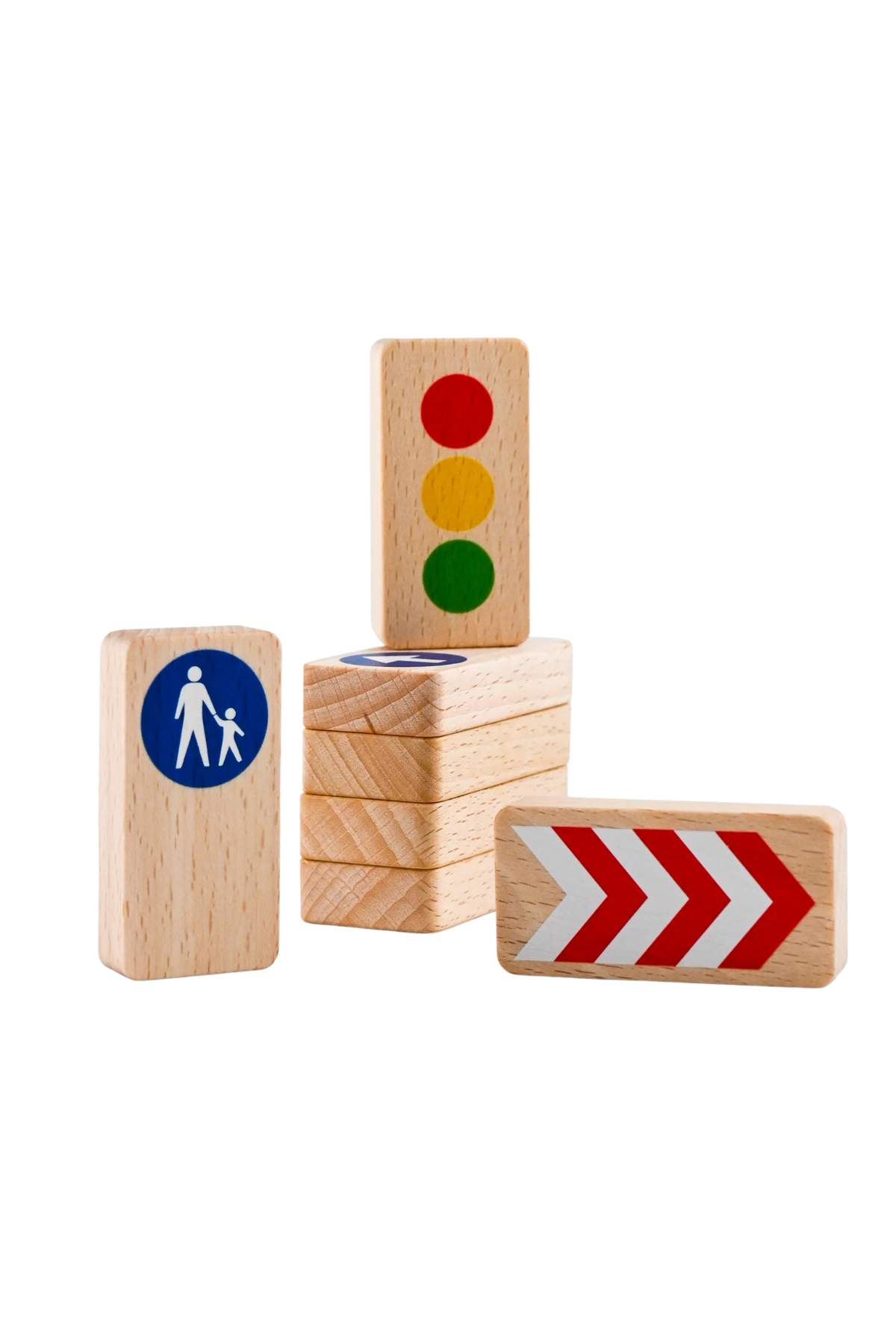 Spielzeugstraße "Roadblocks" | Verkehrsschilder