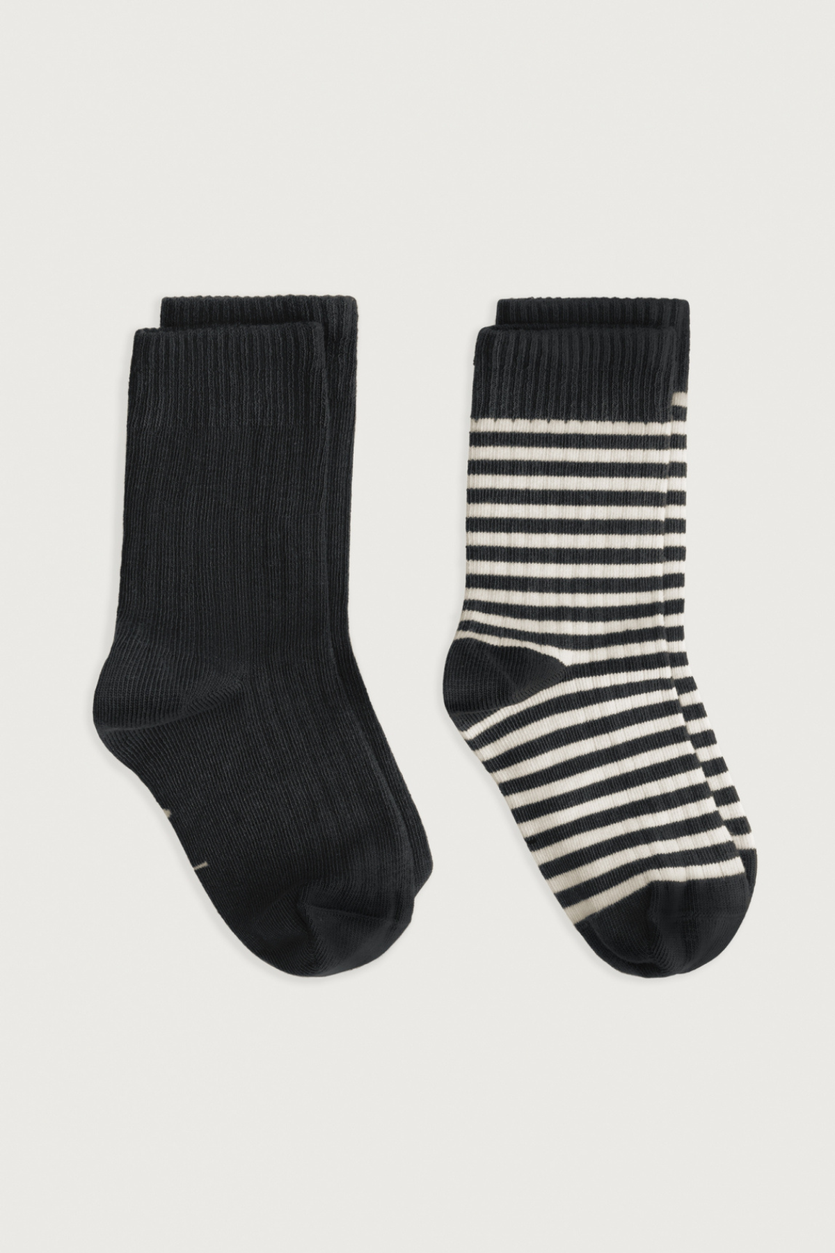 2er-Set Gerippte Socken | verschiedene Farben