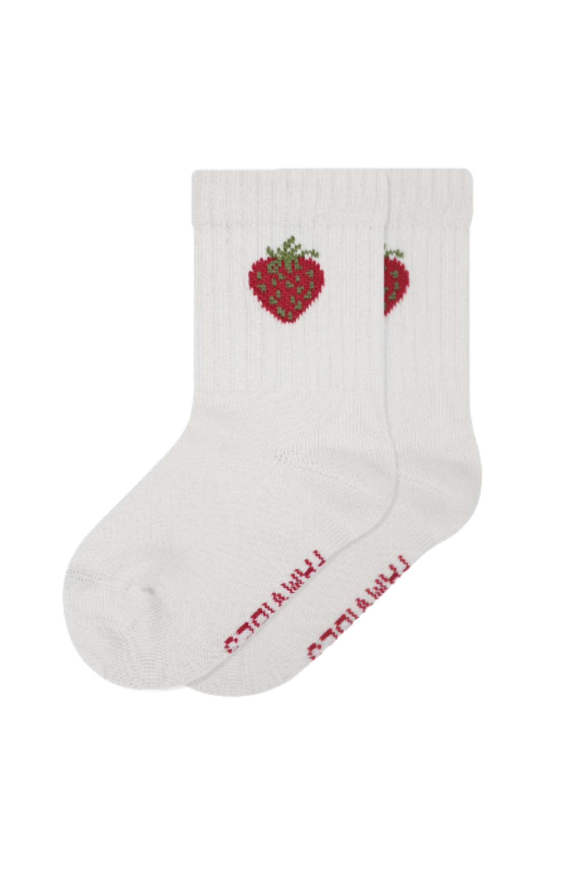 Socken "Strawberry" | milk/strawberry