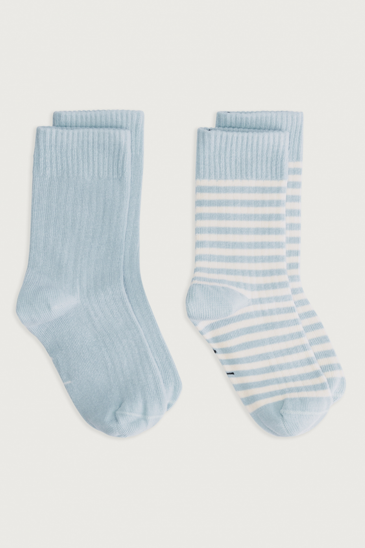 2er-Set Gerippte Socken | verschiedene Farben