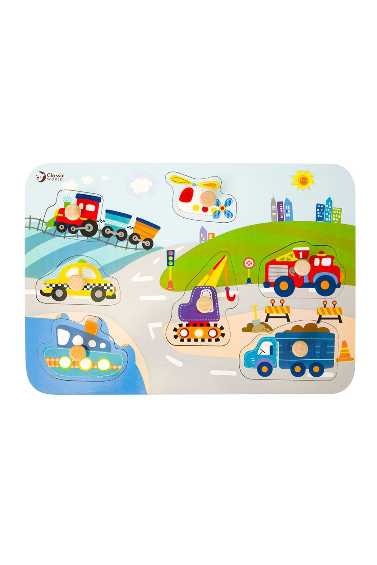 Steckpuzzle "Fahrzeuge"