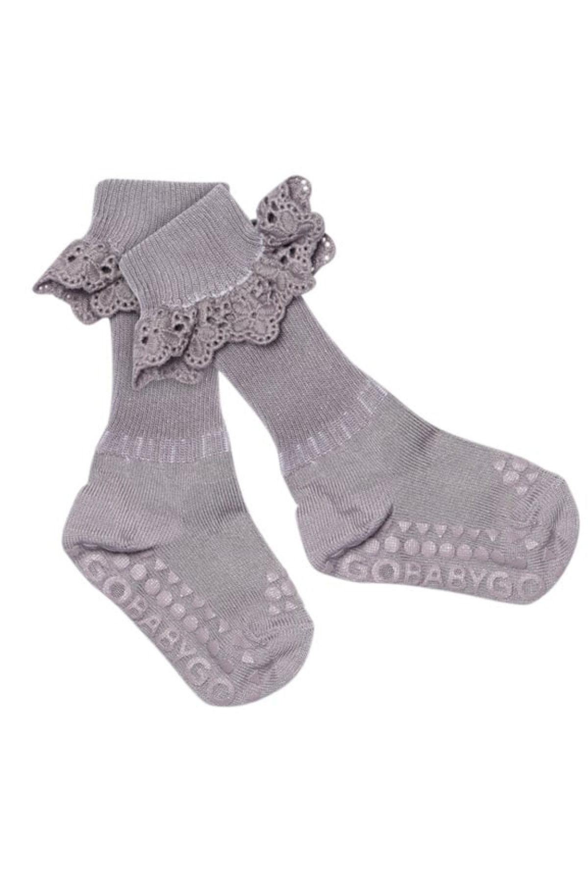 Stoppersocken mit Spitze aus Bambusviskose | verschiedene Farben