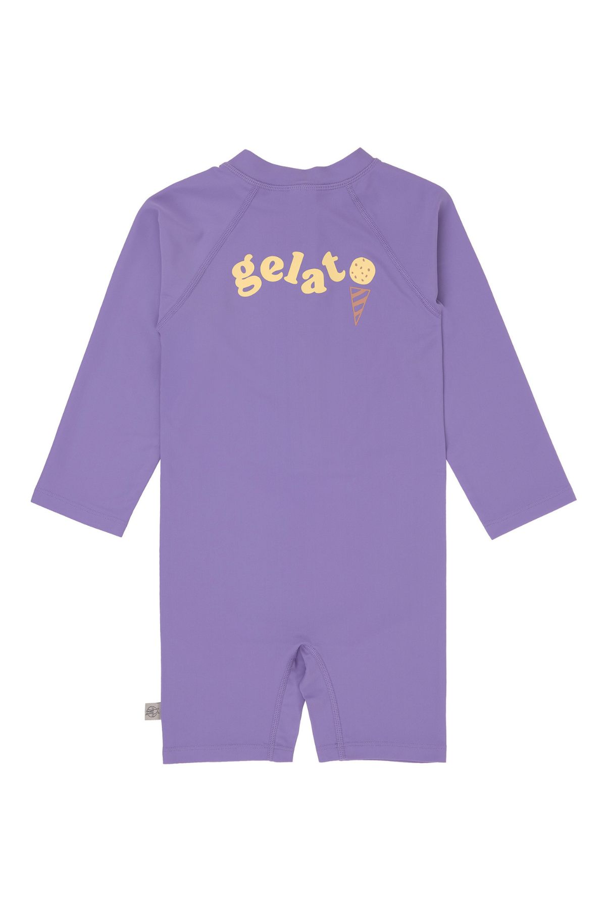 UV Anzug Baby langarm – Purple mit „Gelato“ Print, UV Schutz 60