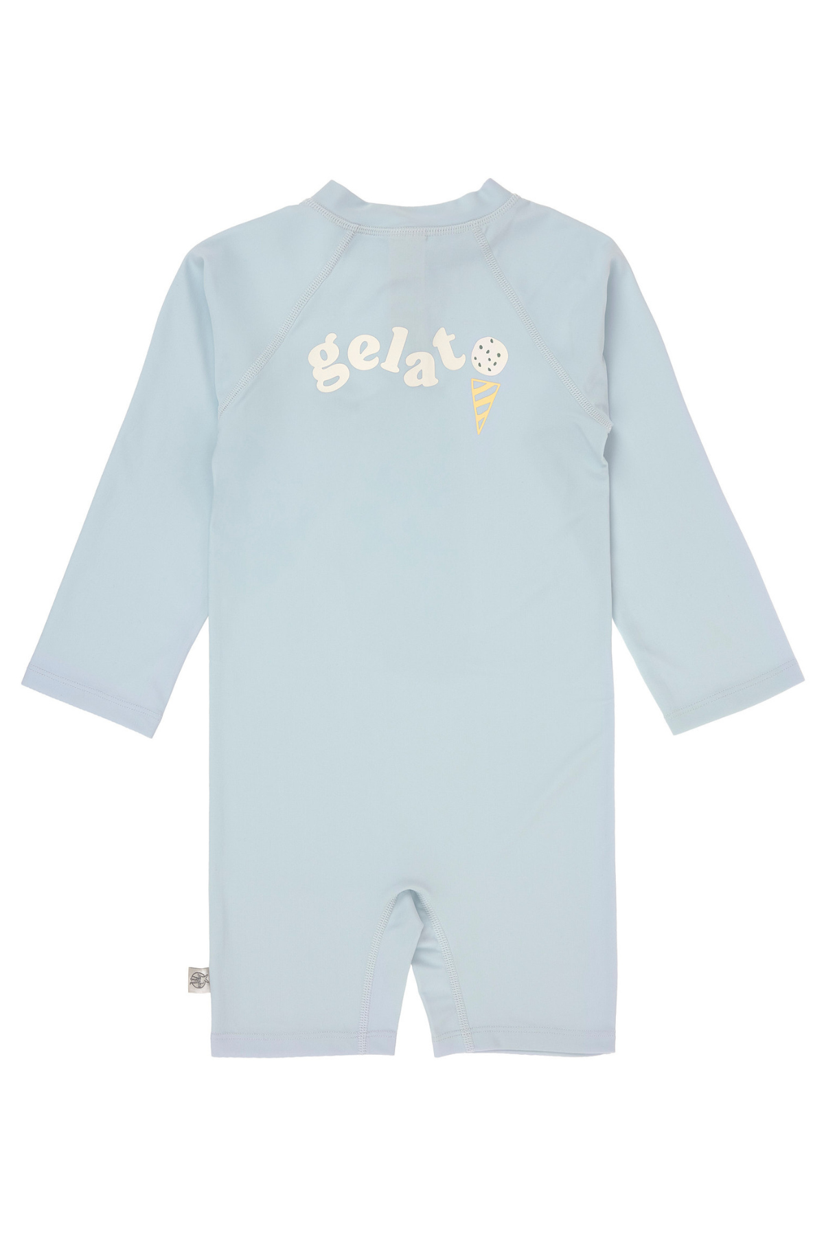 Long Sleeve Sunsuit mit UV-Schutz 60 "Ice Cream" | Illusion Blue
