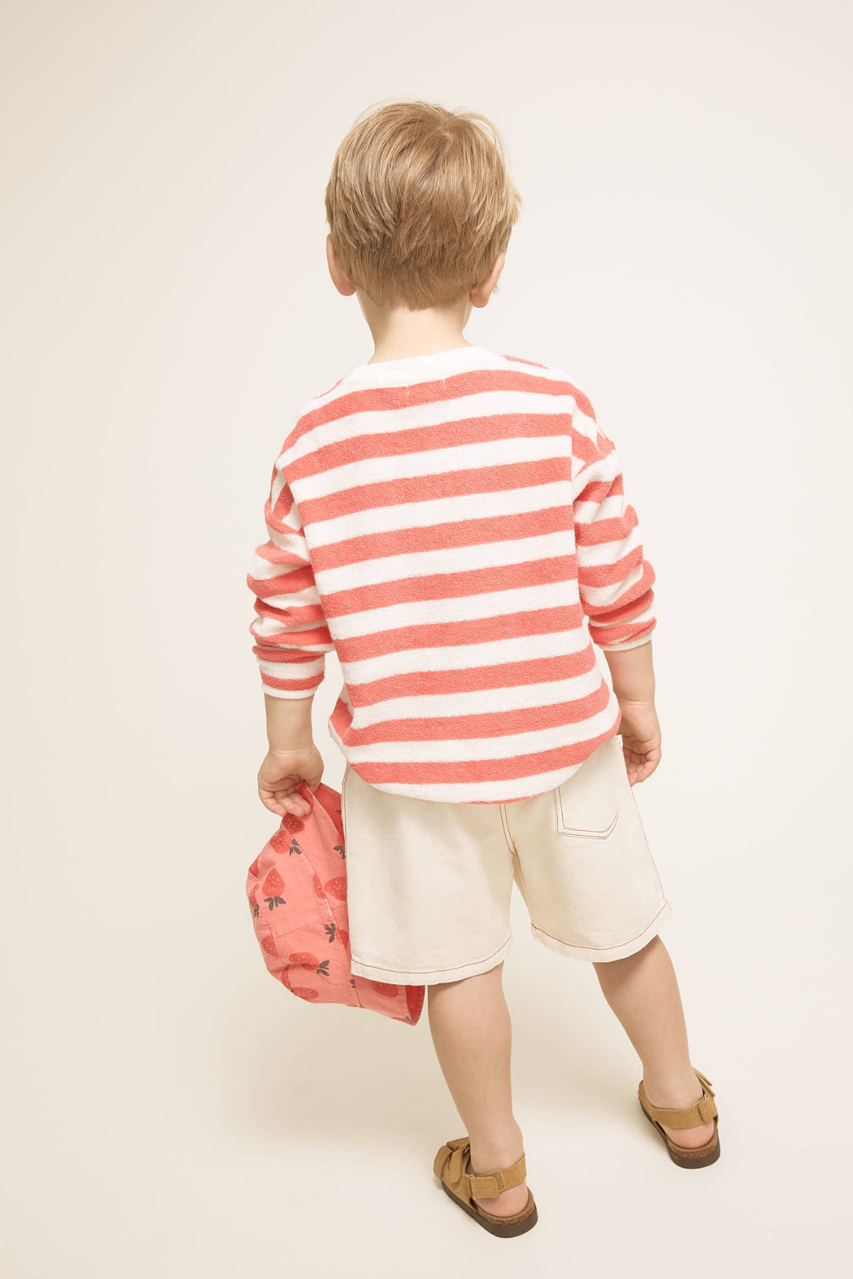 Gestreiftes Sweatshirt aus Bio-Baumwolle