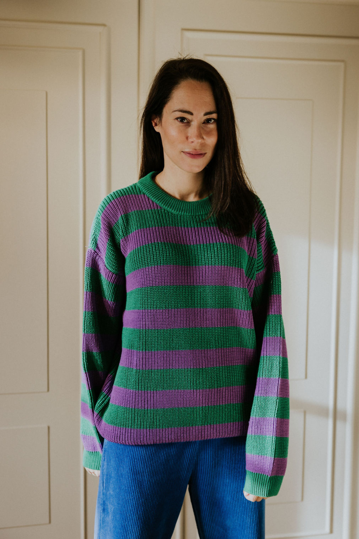 Damen: Stripes Knitted Sweater | verschiedene Farben