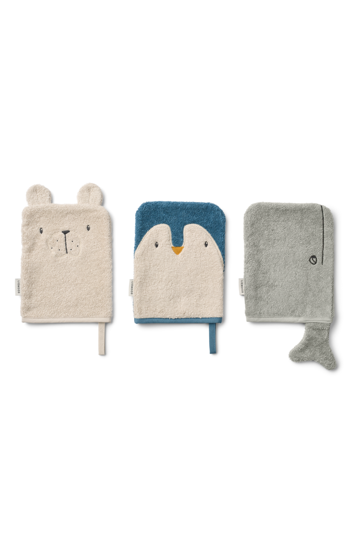 3er Set Waschlappen "Sylvester" | Arctic Sea