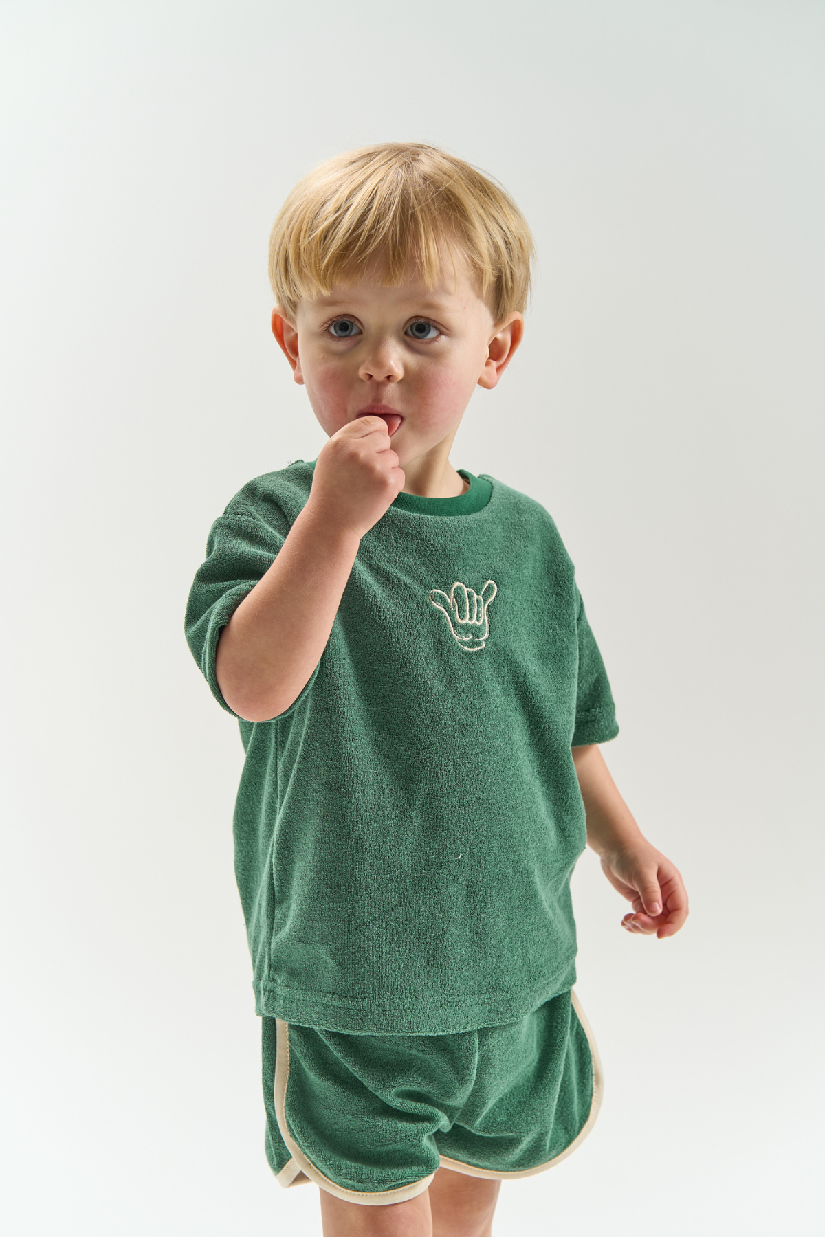 T-Shirt "Terry" | Posy Green