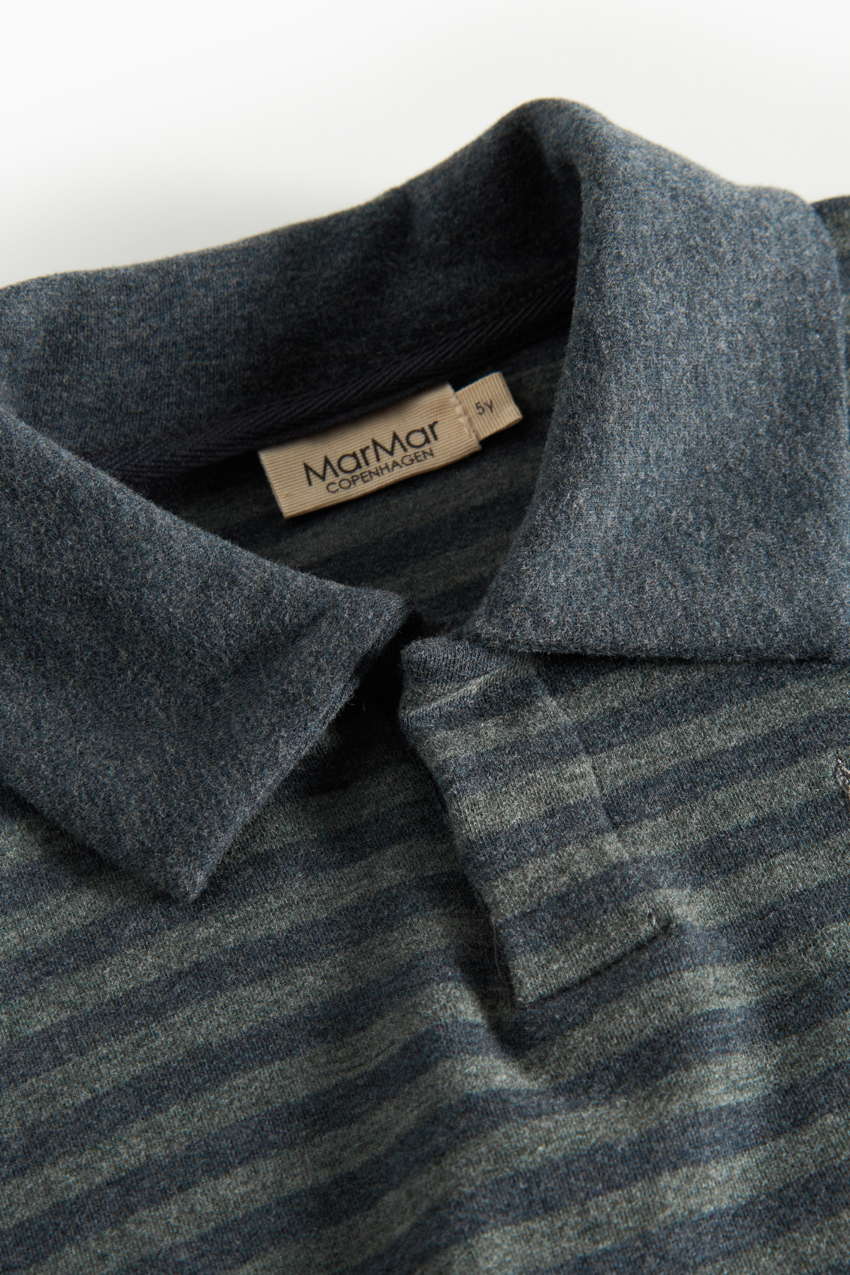 Polo-Sweatshirt "Thanos Polo" | Forest Stripe