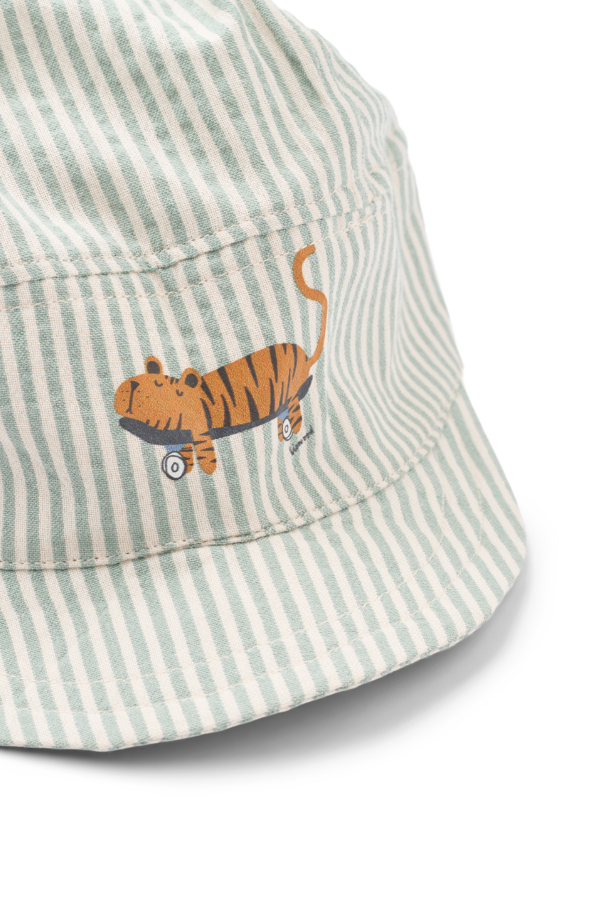 Cap aus Seersucker-Baumwolle "Theon"