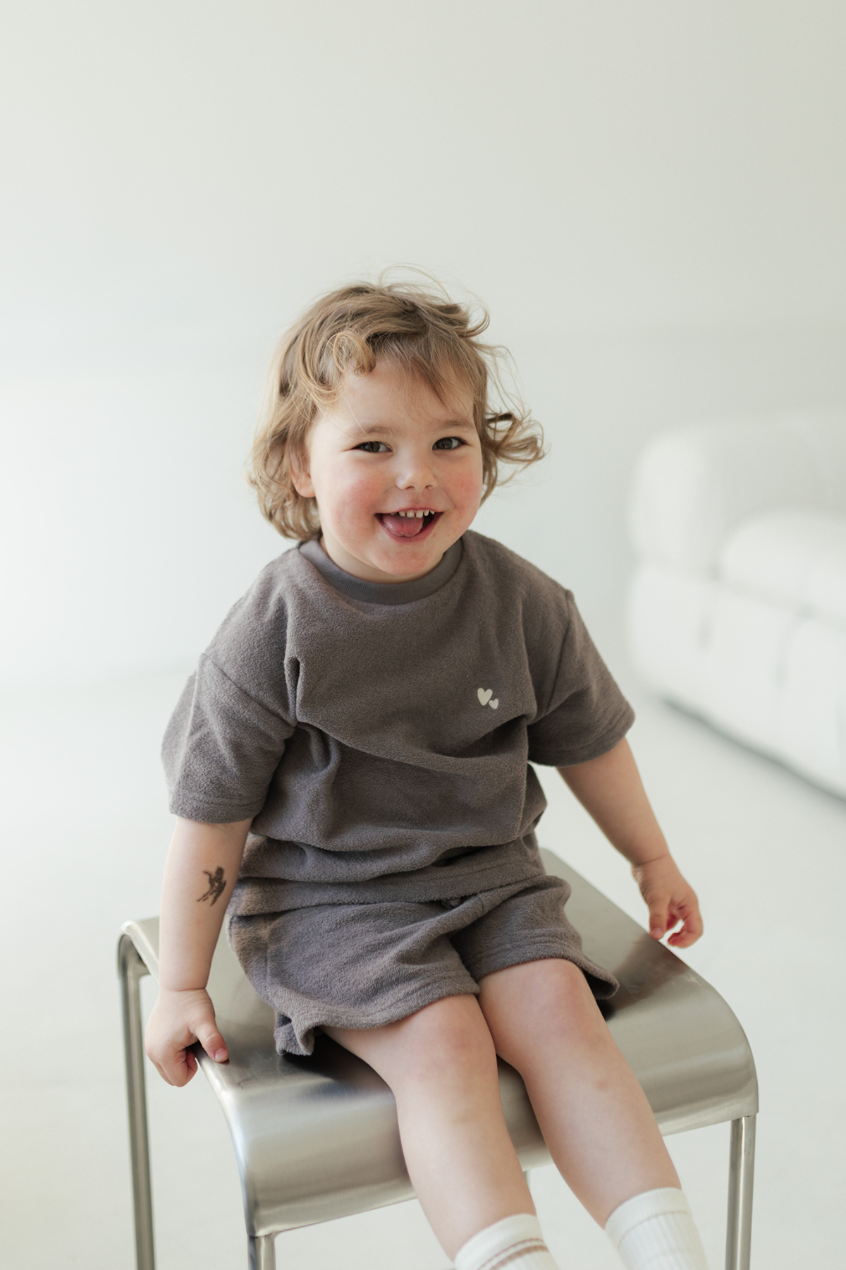 T-Shirt "Thordis" | Mini | Noisette