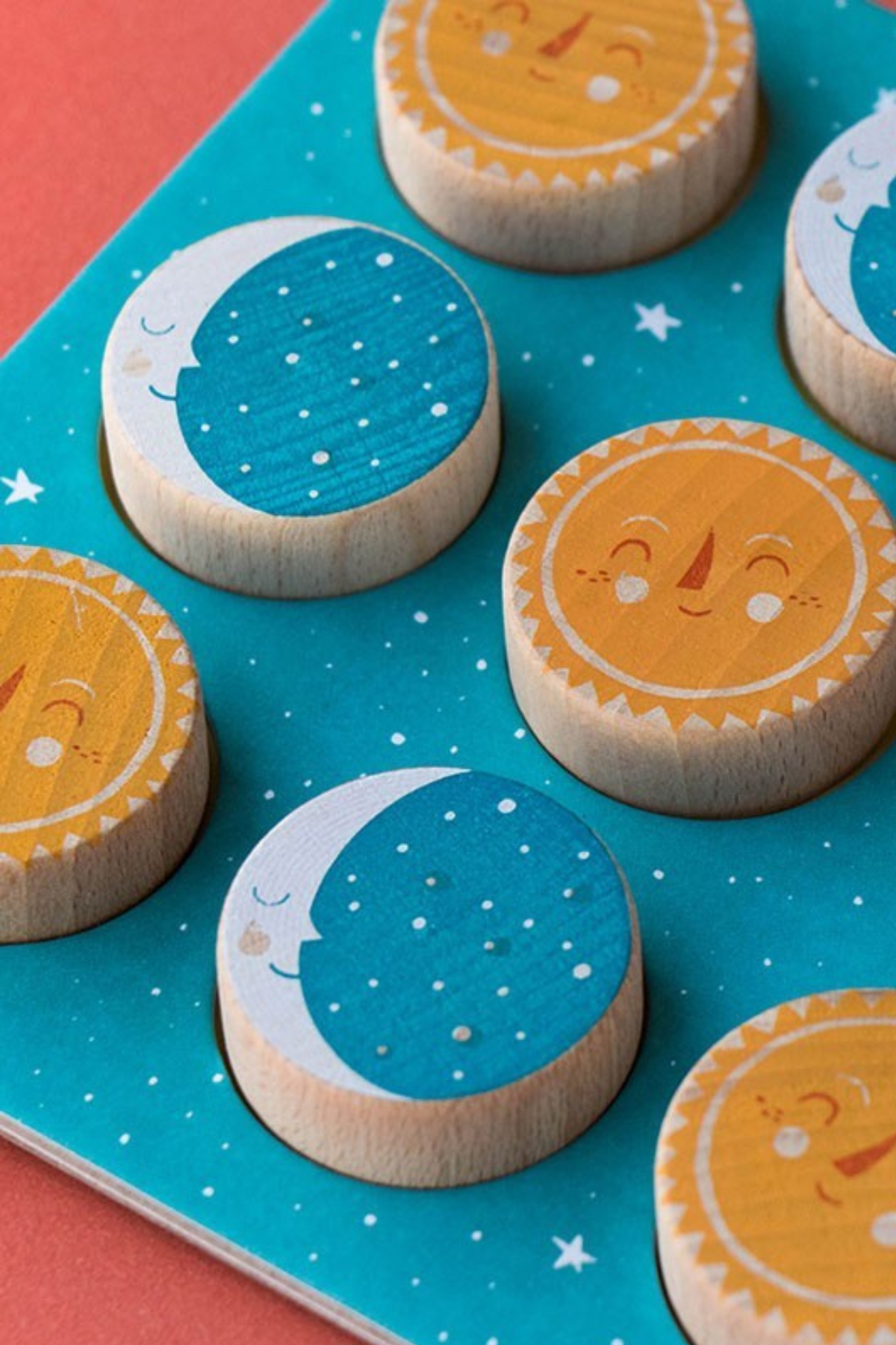 Tic Tac Toe Spiel "Sun & Moon" | ab 3 Jahren
