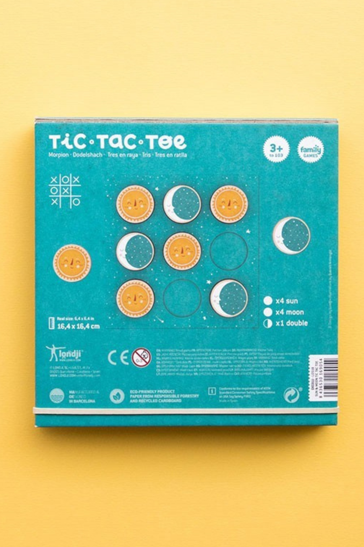 Tic Tac Toe Spiel "Sun & Moon" | ab 3 Jahren