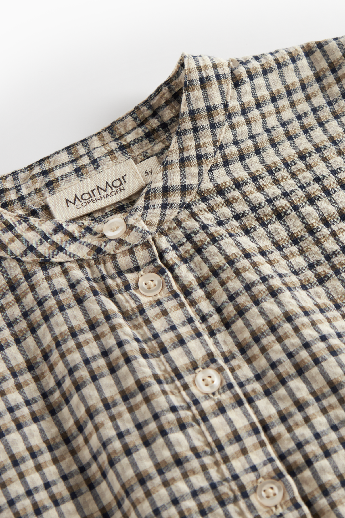 Hemd "Tokyo" aus Seersucker | Pilot Navy Check