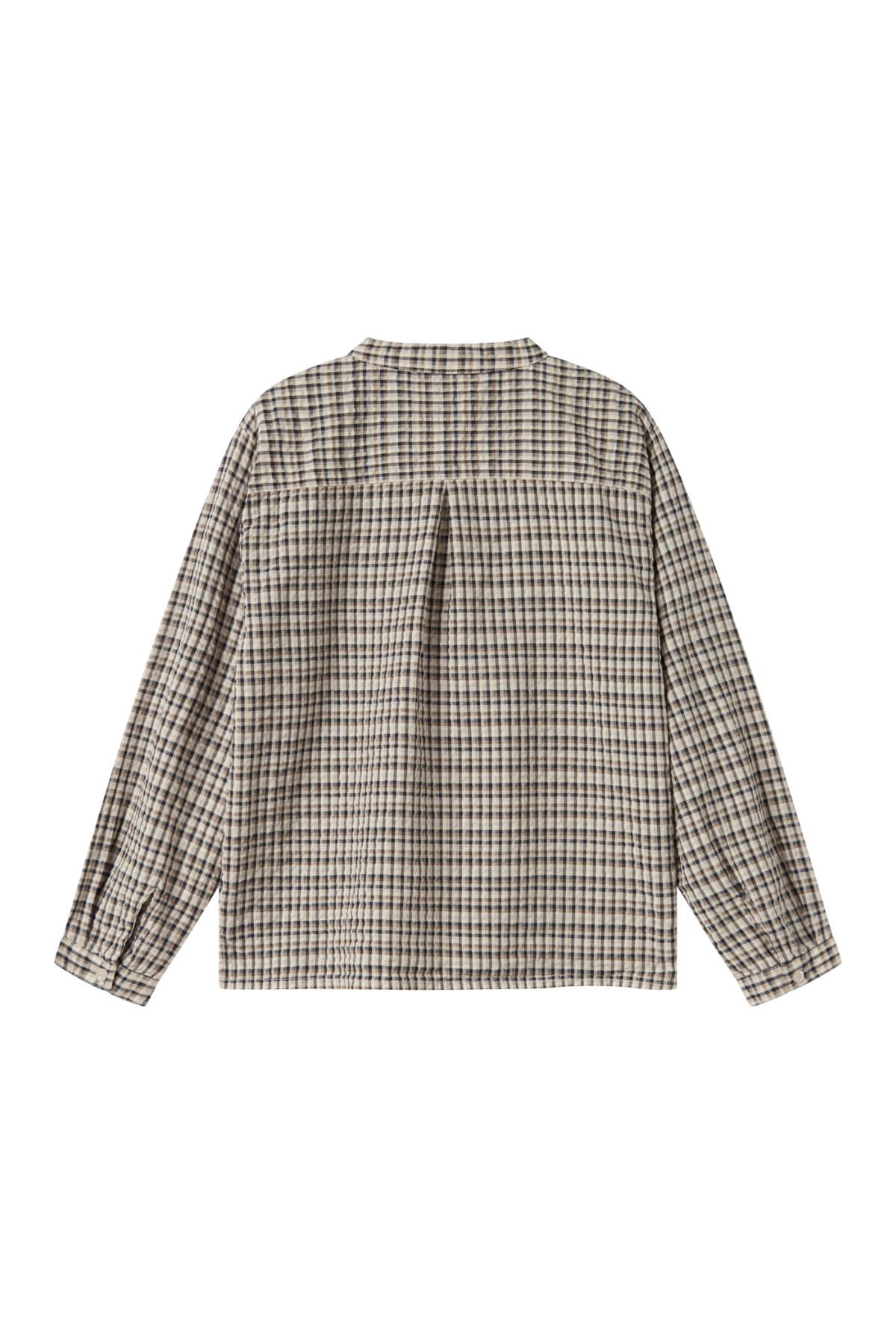 Hemd "Tokyo" aus Seersucker | Pilot Navy Check