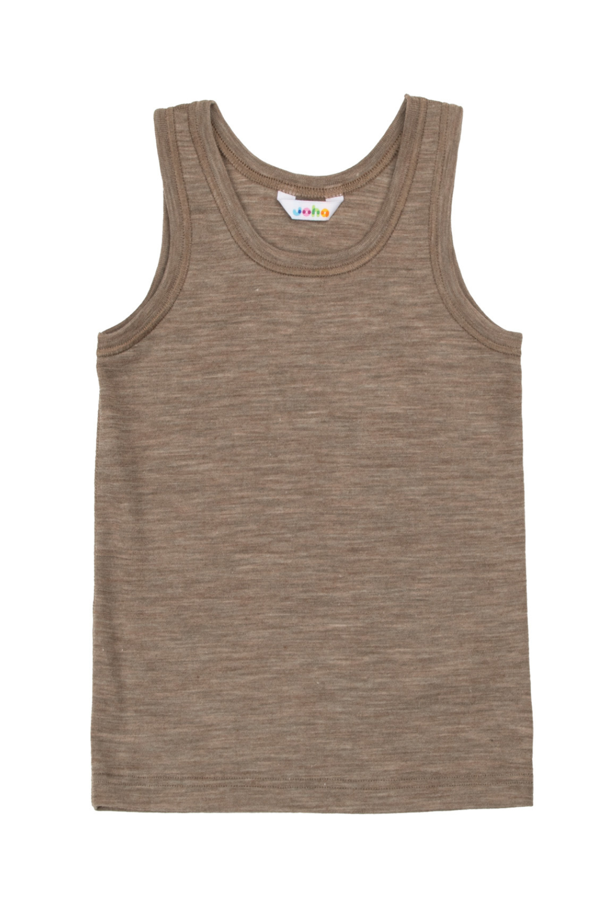 Unterhemd aus Merinowolle/Seide | Hellbraun