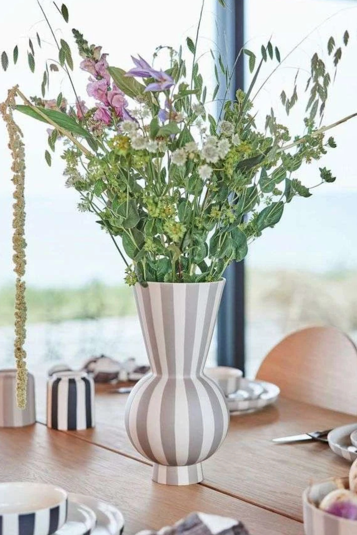 Vase "Toppu" Rund | Clay