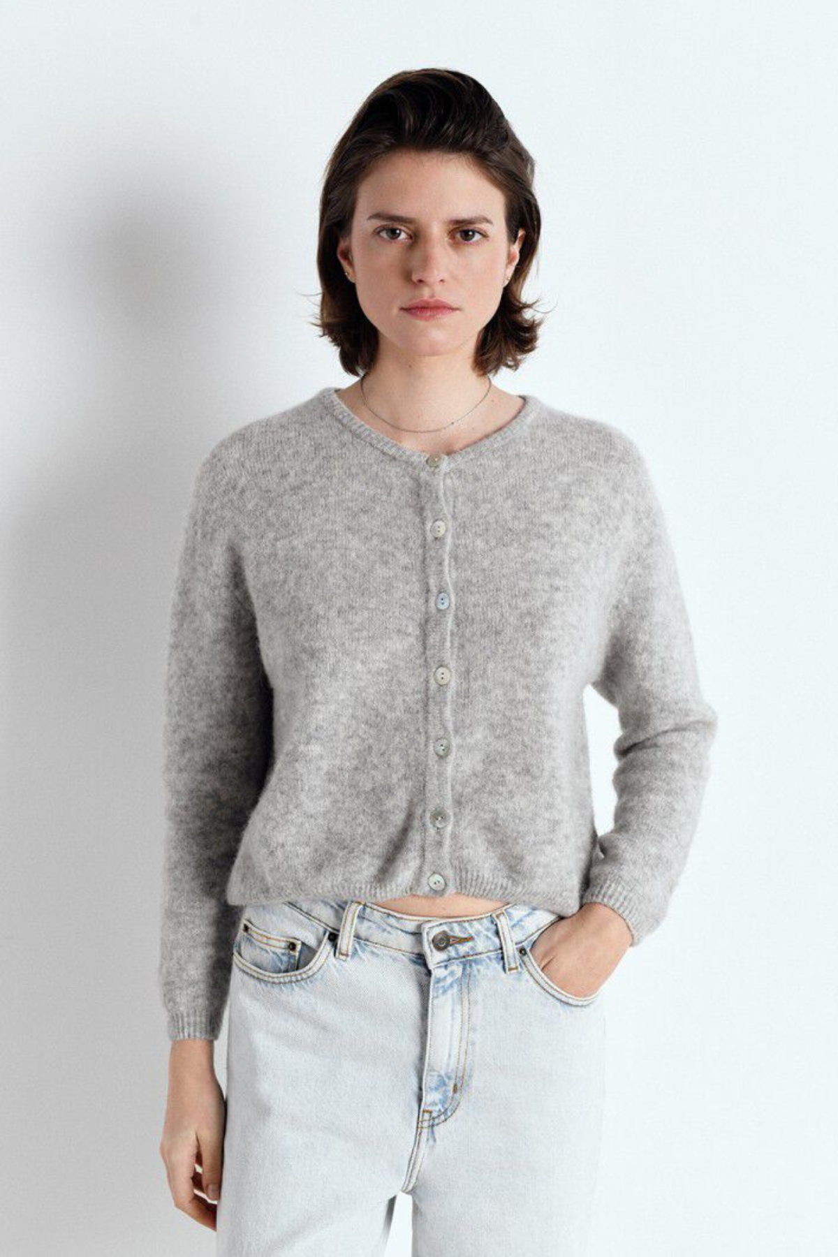Cardigan „Vitow“ für Erwachsene aus Alpaka-Mix | verschiedene Farben