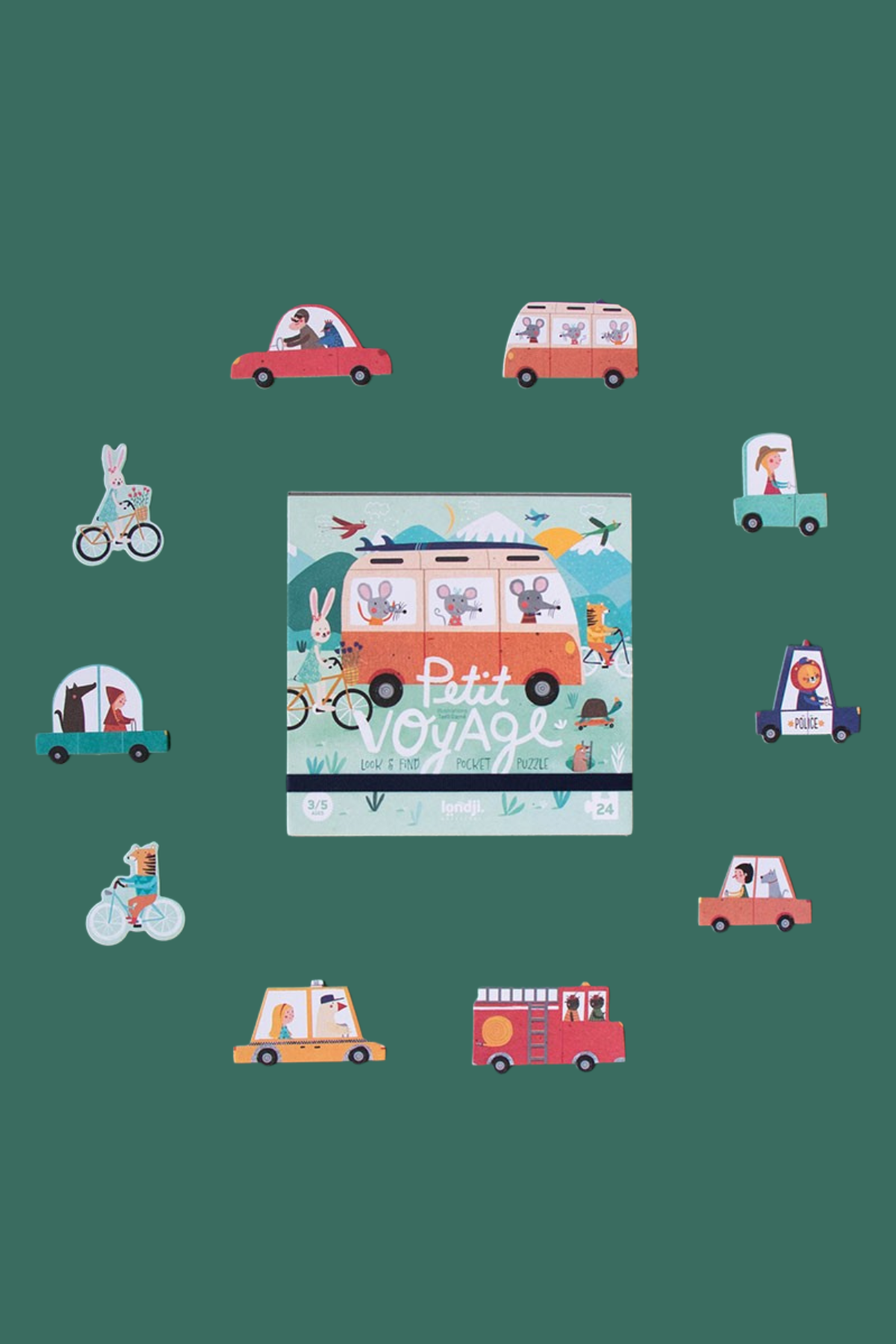 Pocket Puzzle | Petit Voyage | 24 Teile