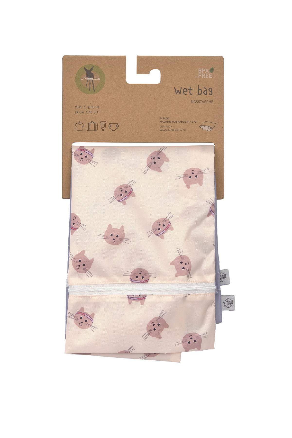 2er Pack: Wet Bag "Tiny Team" | Cat
