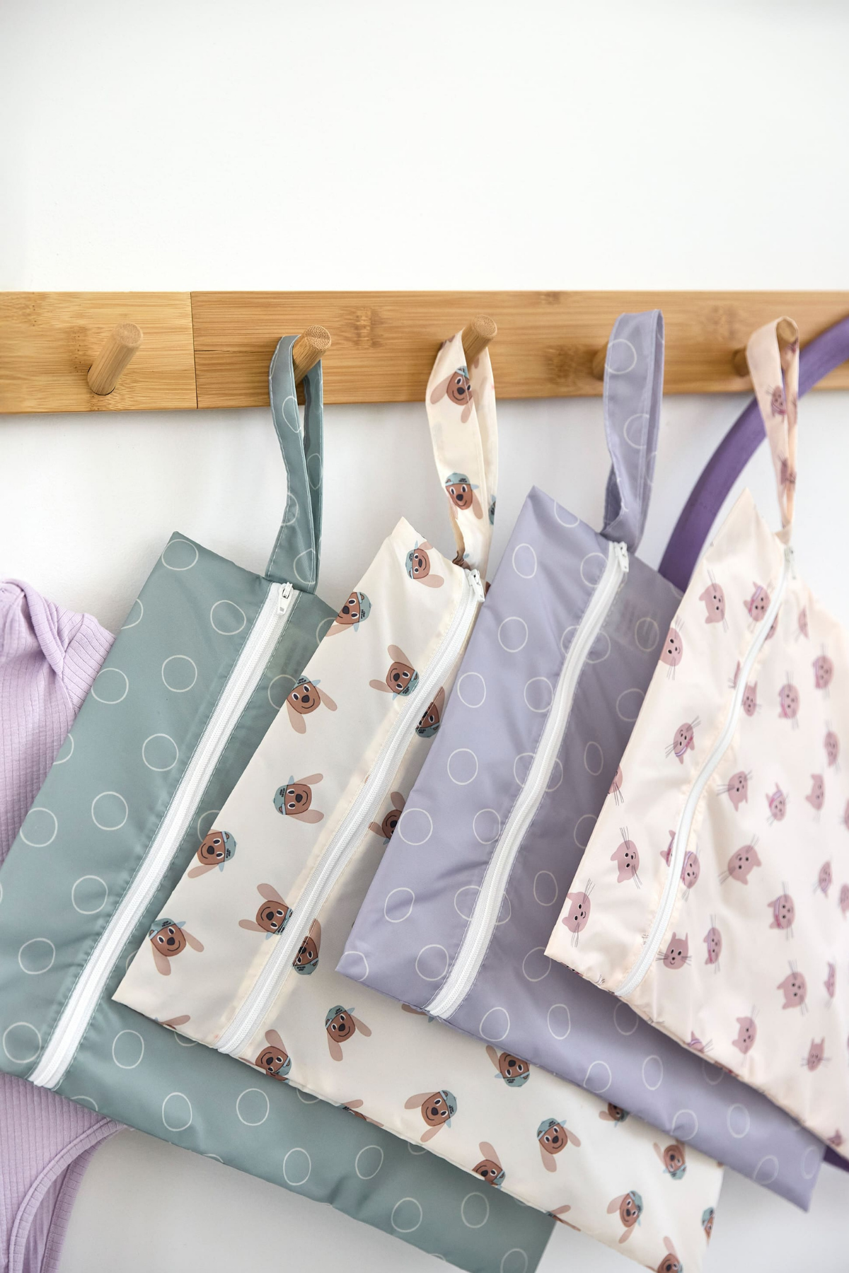 2er Pack: Wet Bag "Tiny Team" | Cat