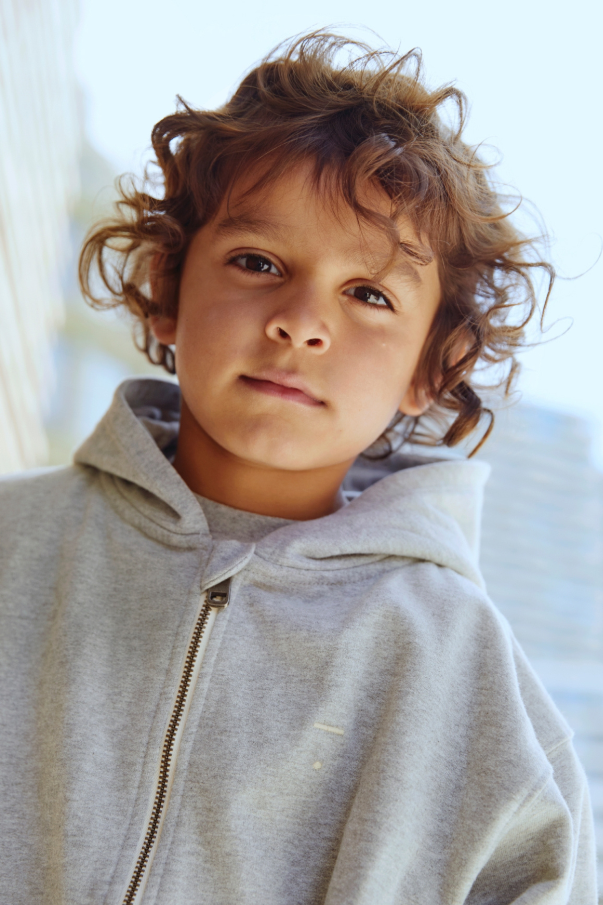 Kapuzen-Cardigan mit Reißverschluss | verschiedene Farben