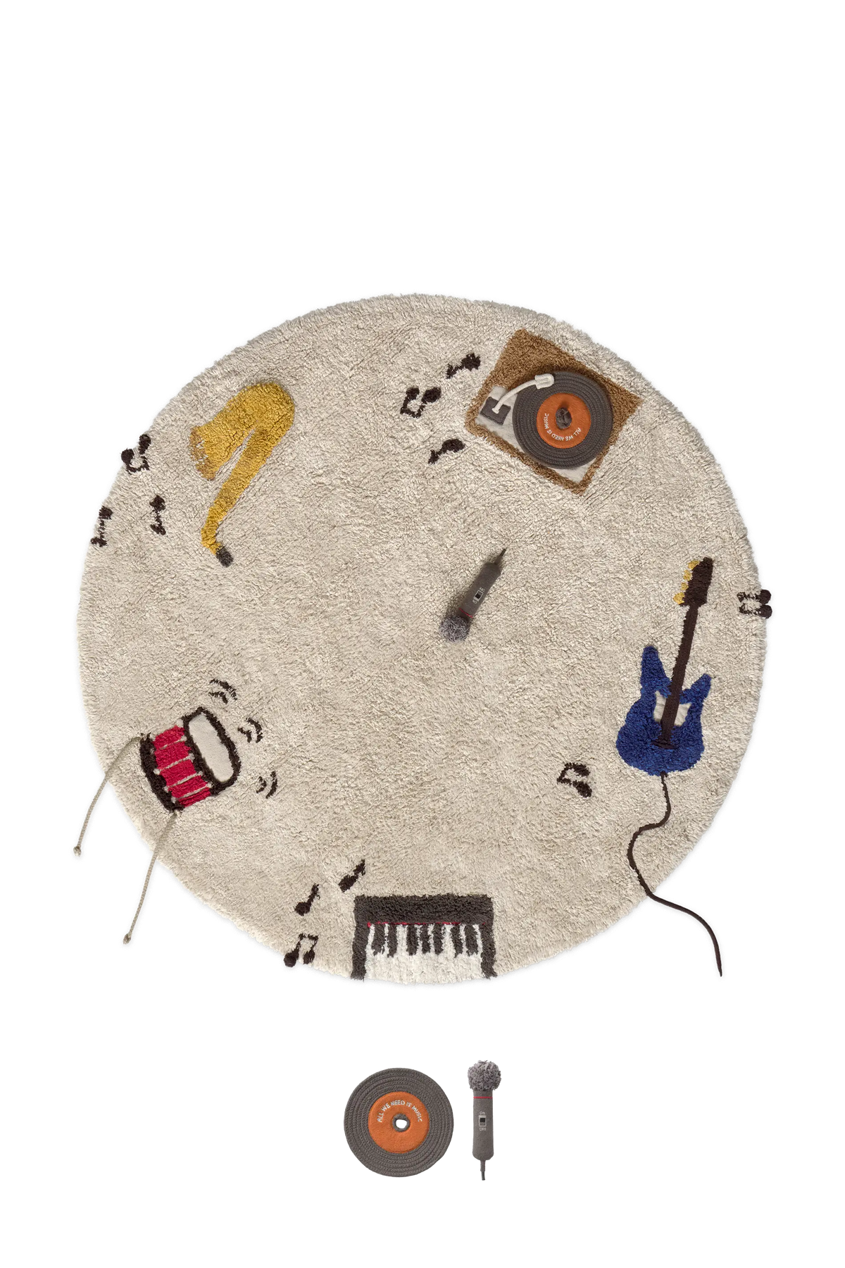 Waschbarer Spielteppich Music von Lorena Canals
