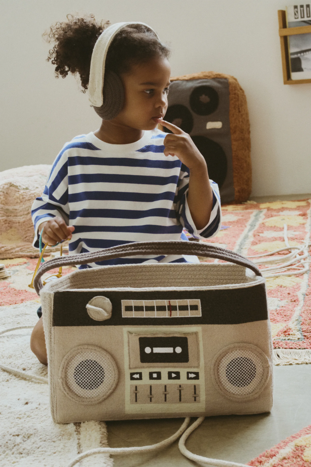 Korb Boombox von Lorena Canals