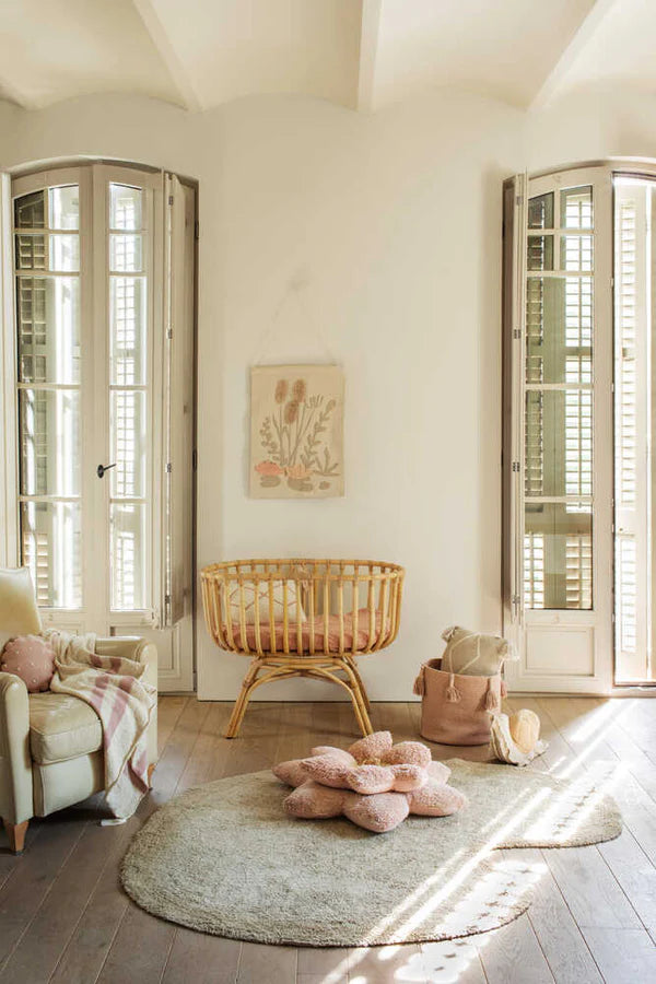 Waschbarer Teppich "Puffy Lily"