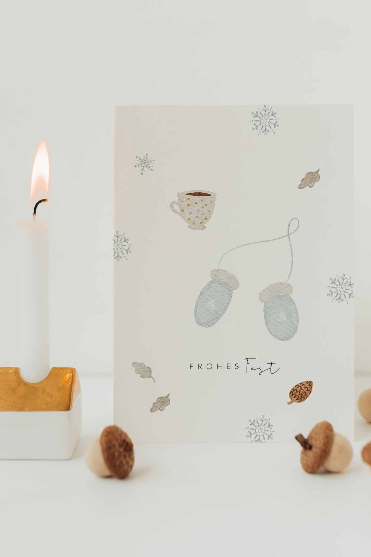 Weihnachtskarte "Handschuh" - SYNCSON 