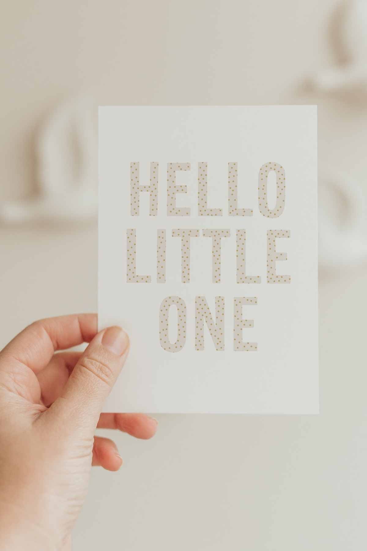 Postkarte "Hello little one" - SYNCSON 