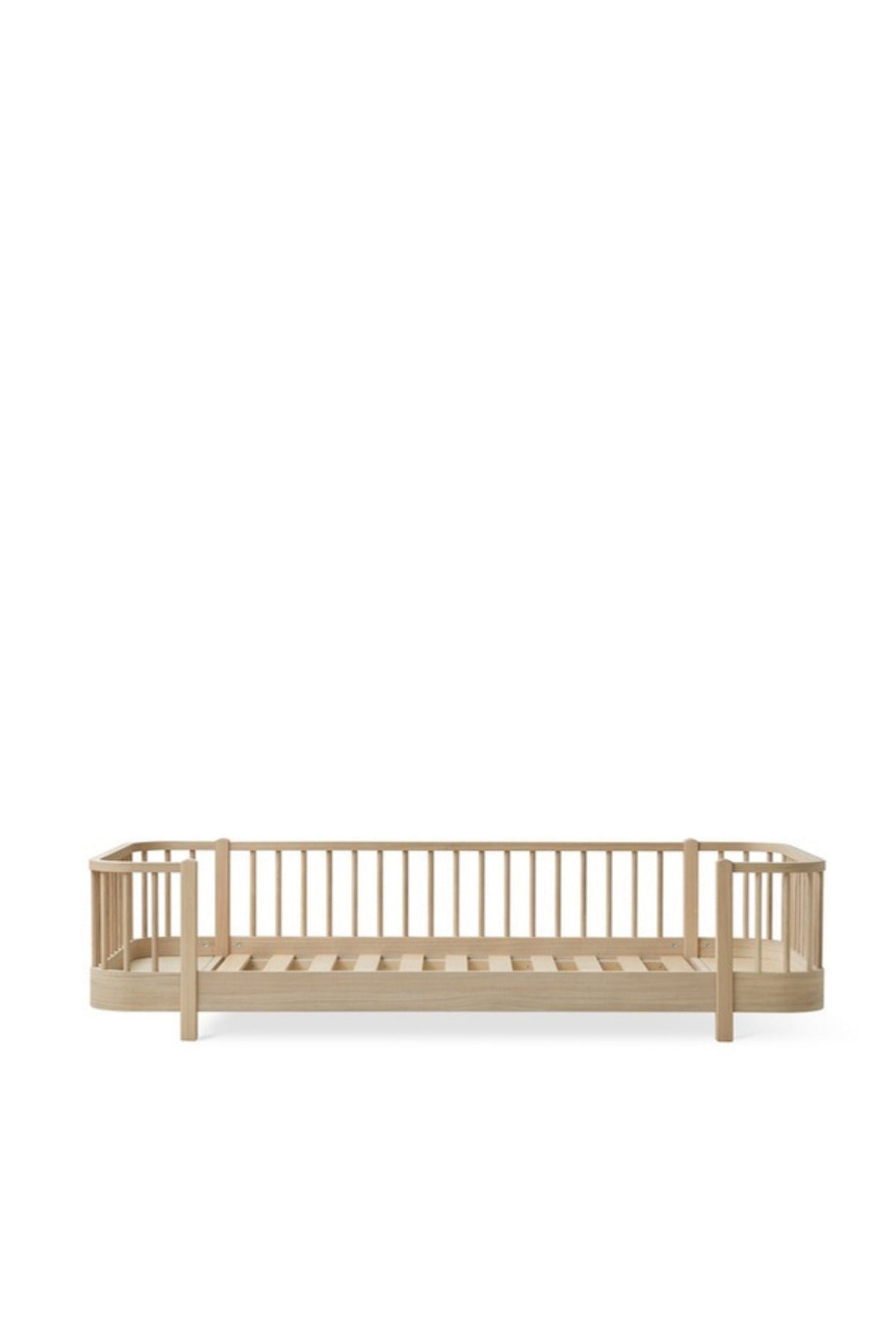 Oliver Furniture Wood Original Bodenbett 90x200 cm, Eiche
