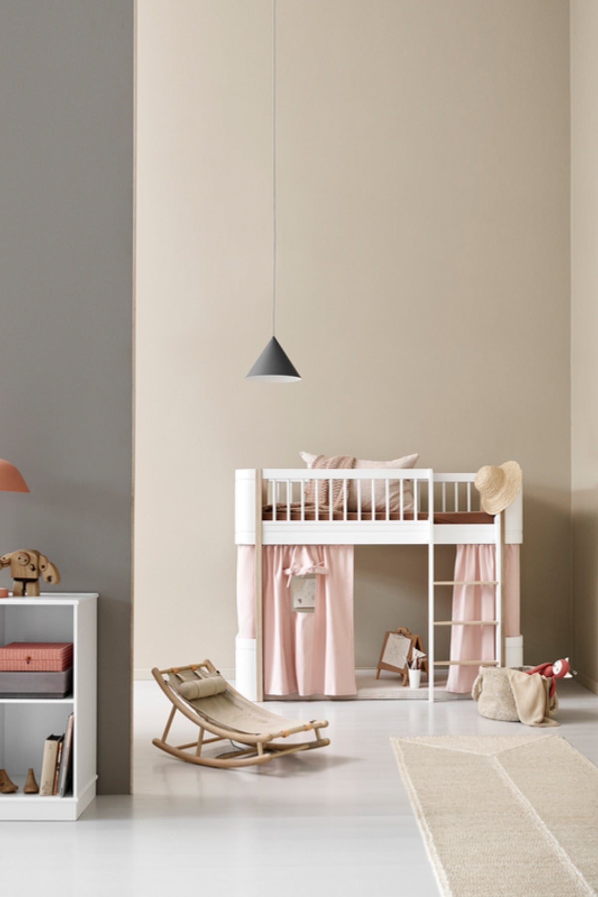 Oliver Furniture Mini+ Vorhang rosa