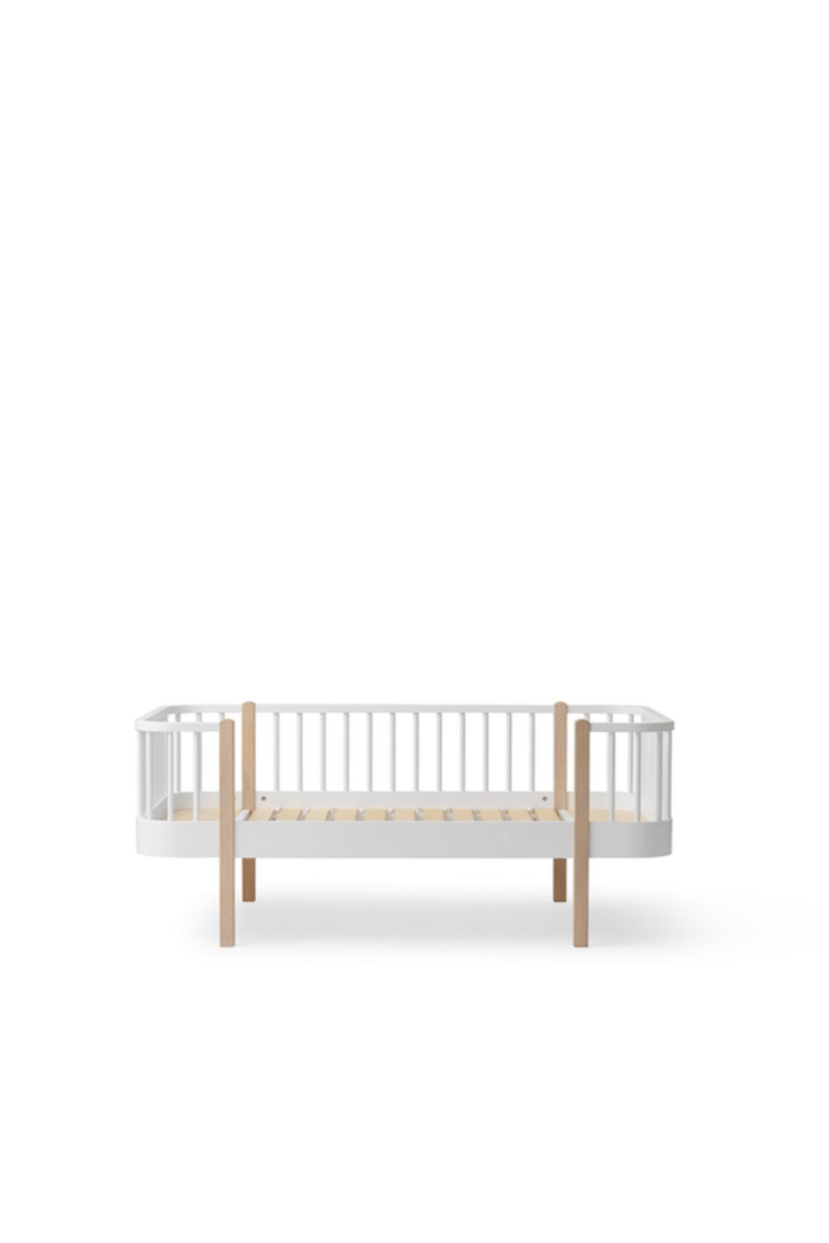 Oliver Furniture Wood Original Junior Bettsofa 90x160, weiß/Eiche