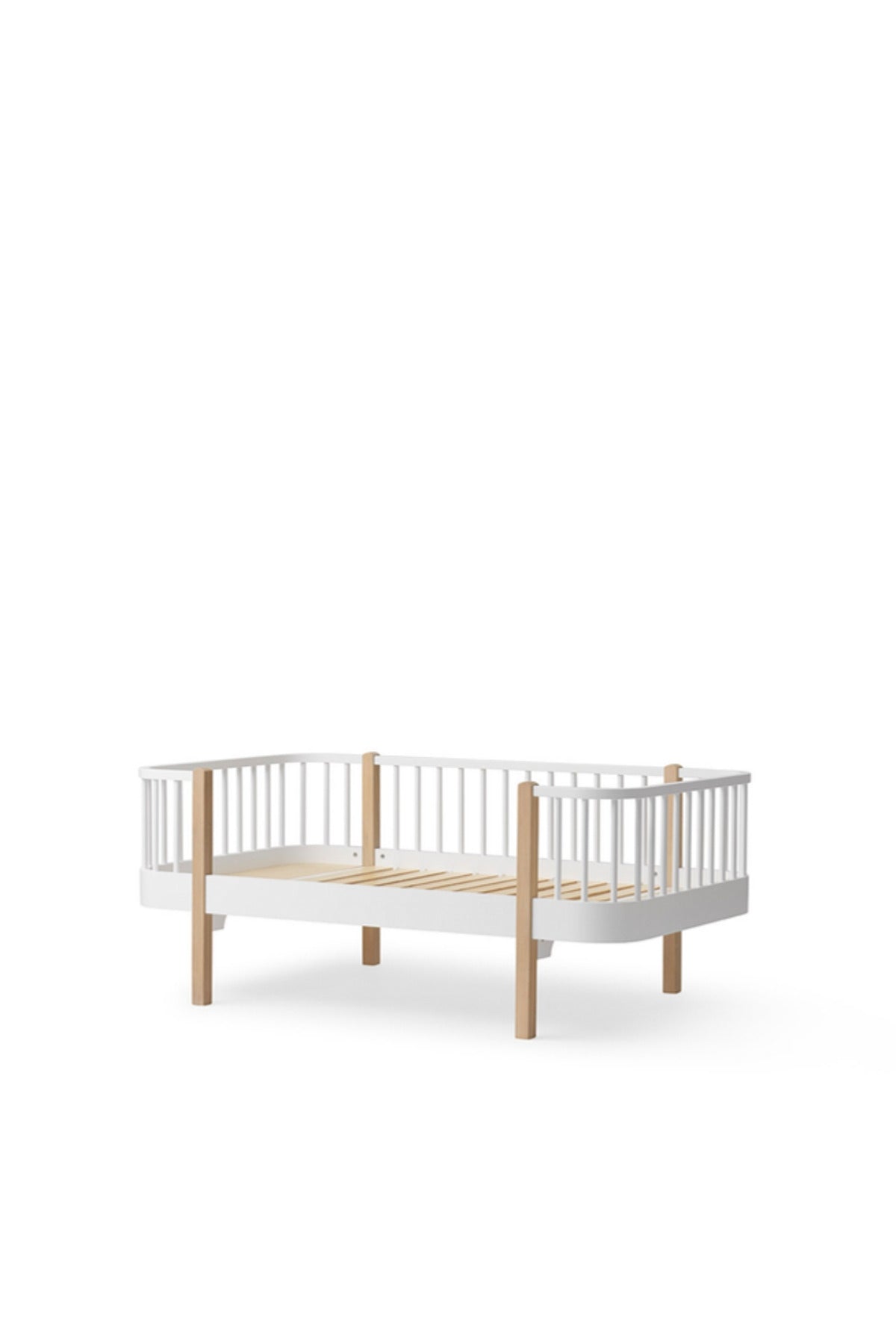 Oliver Furniture Wood Original Junior Bettsofa 90x160, weiß/Eiche