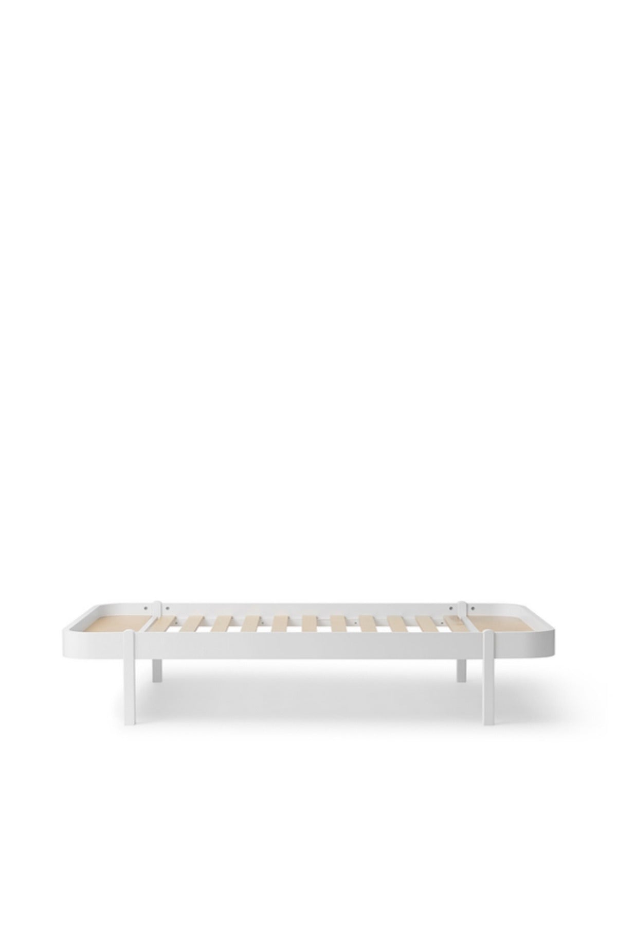 Oliver Furniture Wood Lounger Bett 120x200, weiß